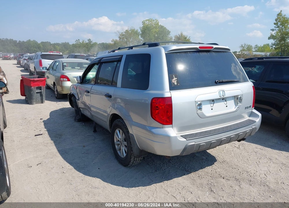 2004 HONDA PILOT EX-L VIN: 2HKYF18584H619008