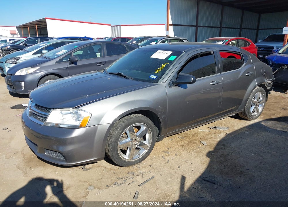 2012 DODGE AVENGER SE VIN: 1C3CDZAB2CN153481