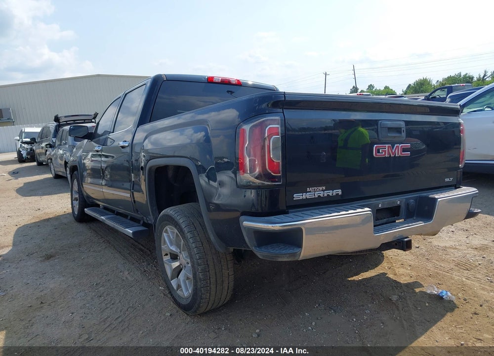 2018 GMC SIERRA 1500 SLT VIN: 3GTP1NEC1JG273554