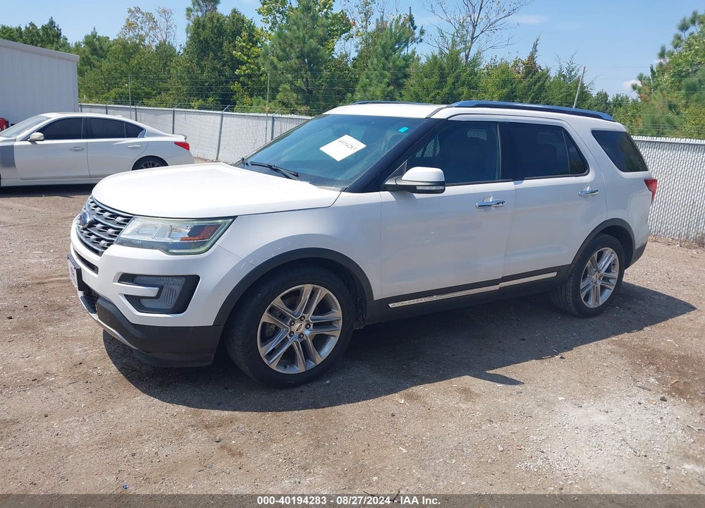 2017 FORD EXPLORER LIMITED VIN: 1FM5K7FH3HGA69110