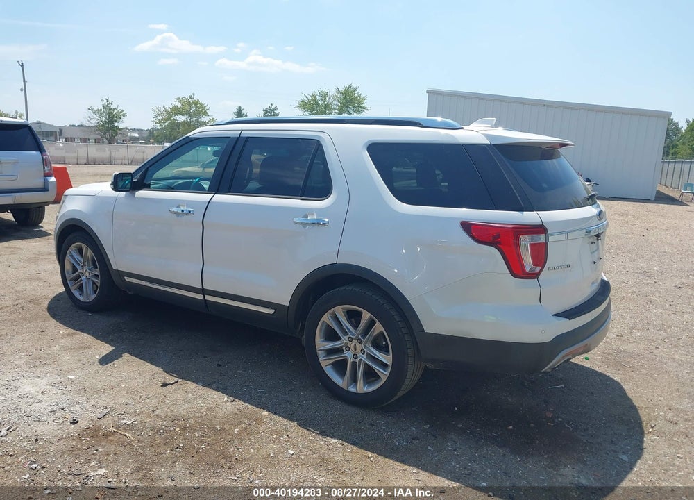 2017 FORD EXPLORER LIMITED VIN: 1FM5K7FH3HGA69110