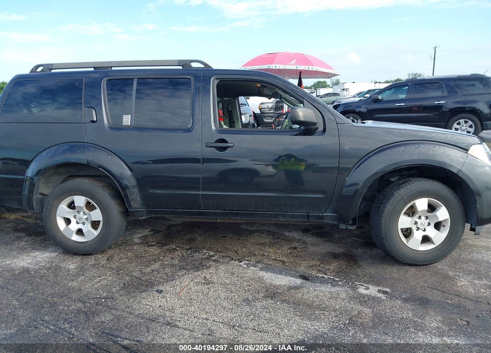 2009 NISSAN PATHFINDER S VIN: 5N1AR18U99C608033