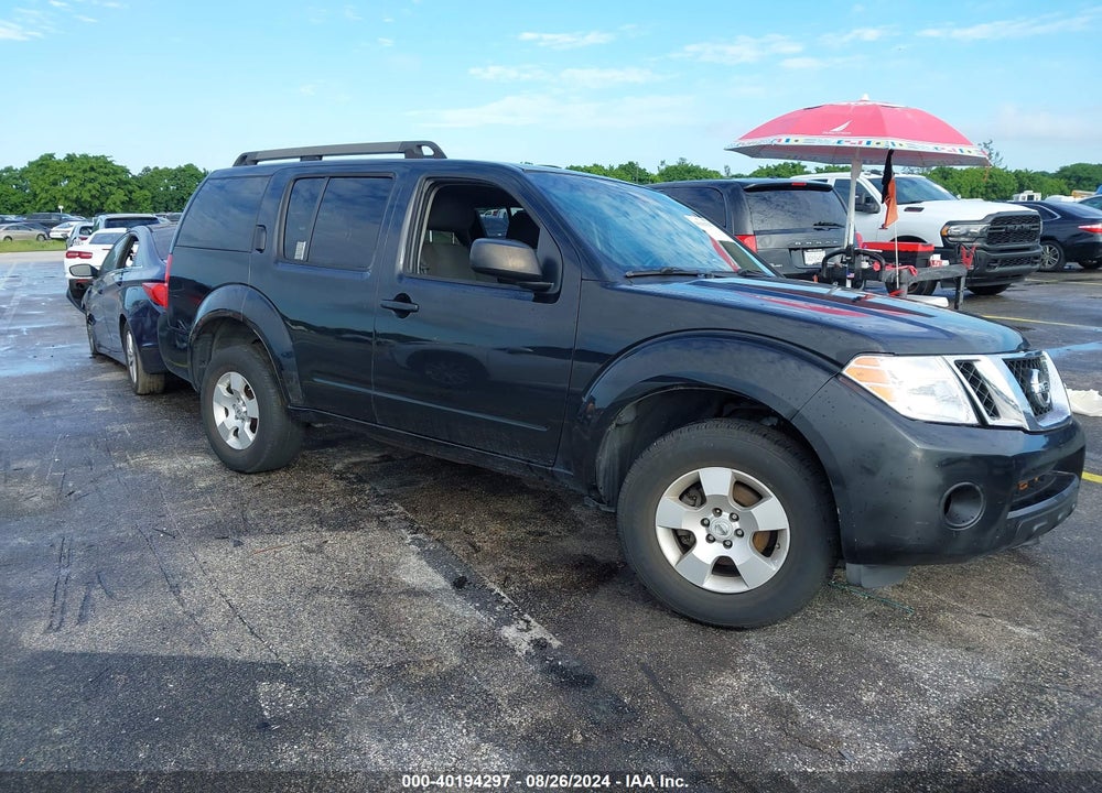 2009 NISSAN PATHFINDER S VIN: 5N1AR18U99C608033