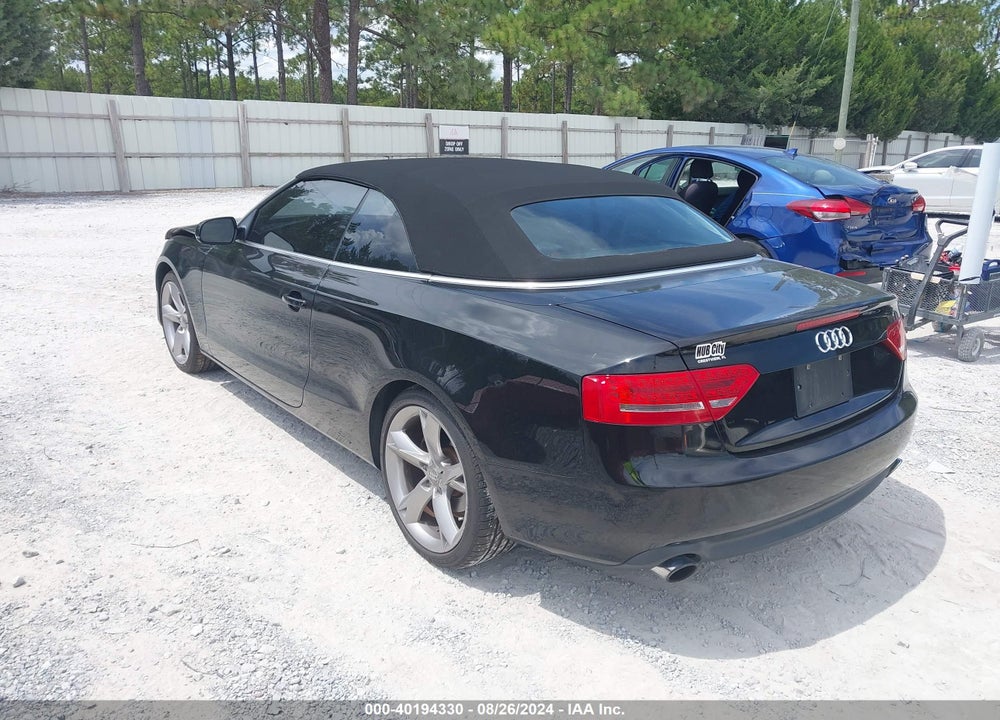 2012 AUDI A5 VIN: WAULFAFH2CN004098