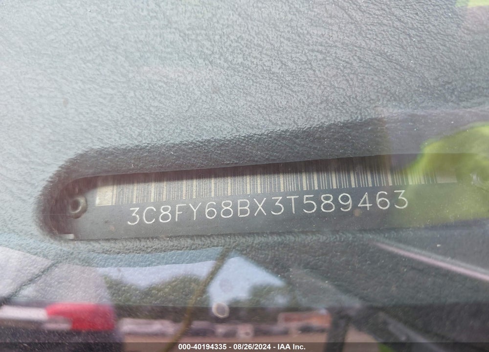 2003 CHRYSLER PT CRUISER LIMITED VIN: 3C8FY68BX3T589463