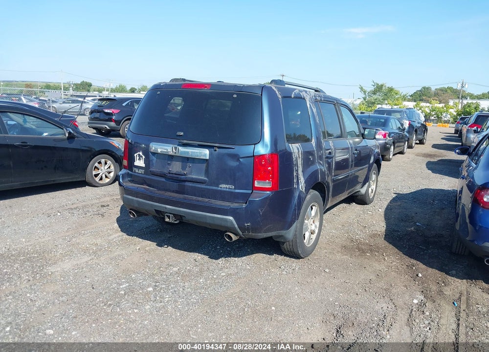 2010 HONDA PILOT EX VIN: 5FNYF4H4XAB026950