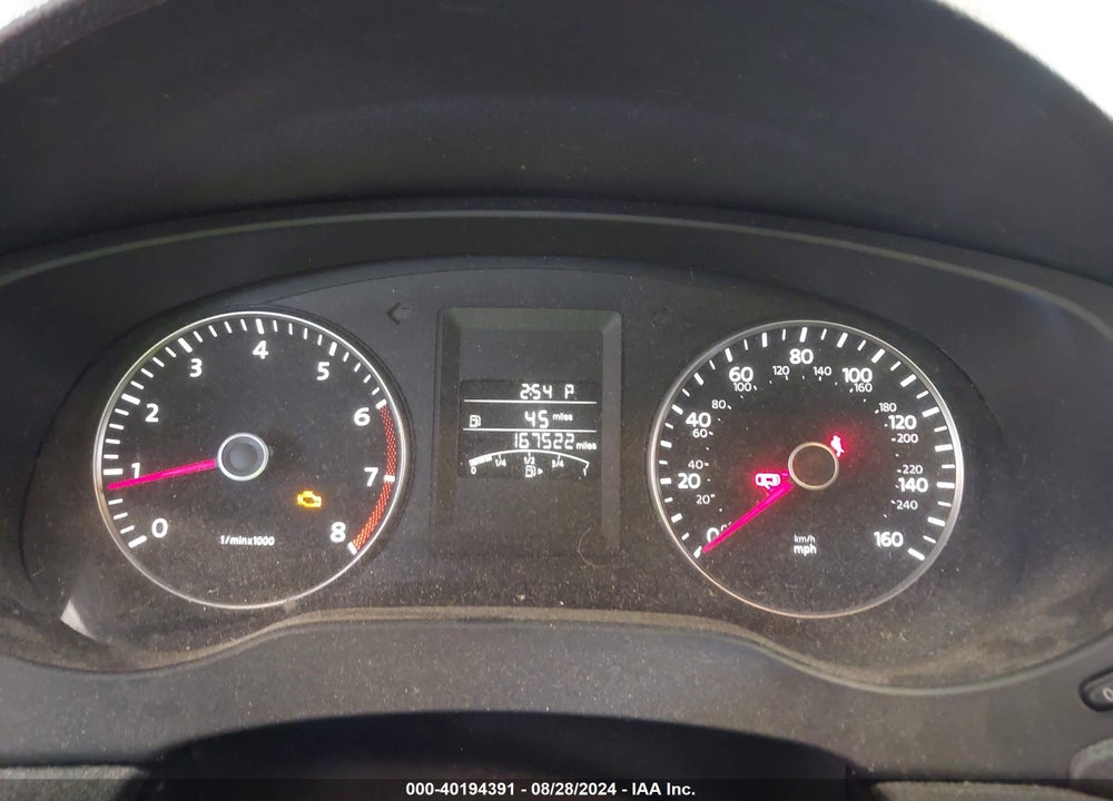 2013 VOLKSWAGEN JETTA 2.5L SE VIN: 3VWDX7AJ6DM257600