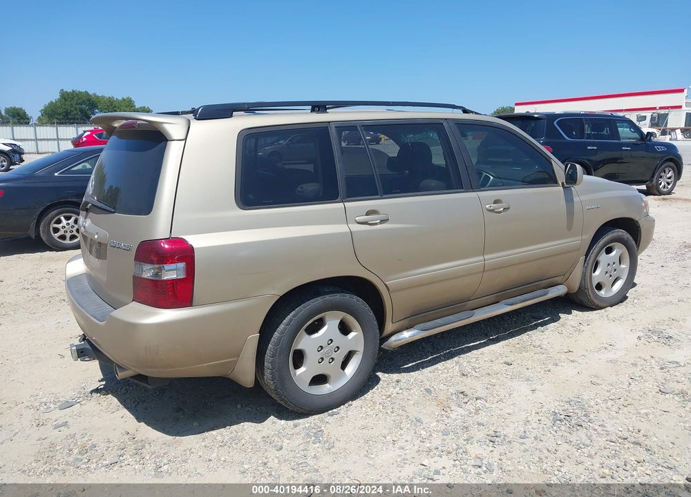 2005 TOYOTA HIGHLANDER LIMITED V6 VIN: JTEDP21A850059851