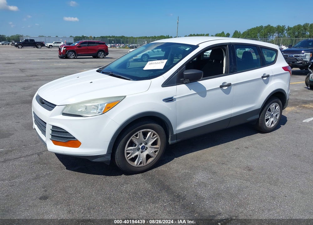 2014 FORD ESCAPE S VIN: 1FMCU0F70EUD09971
