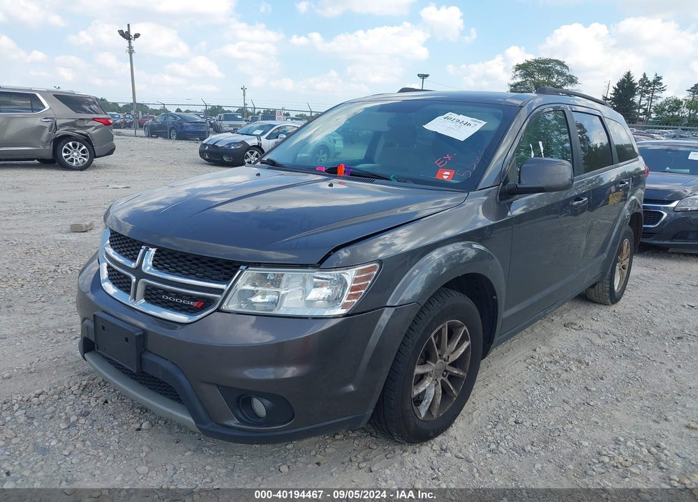 2017 DODGE JOURNEY SXT VIN: 3C4PDCBG4HT536821