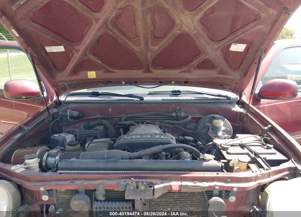 2004 TOYOTA TUNDRA LTD V8 VIN: 5TBBT48174S456013