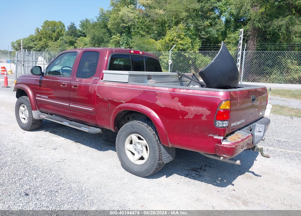 2004 TOYOTA TUNDRA LTD V8 VIN: 5TBBT48174S456013
