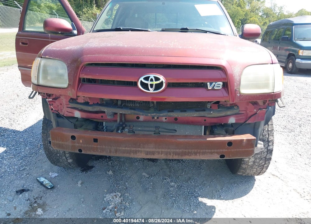 2004 TOYOTA TUNDRA LTD V8 VIN: 5TBBT48174S456013