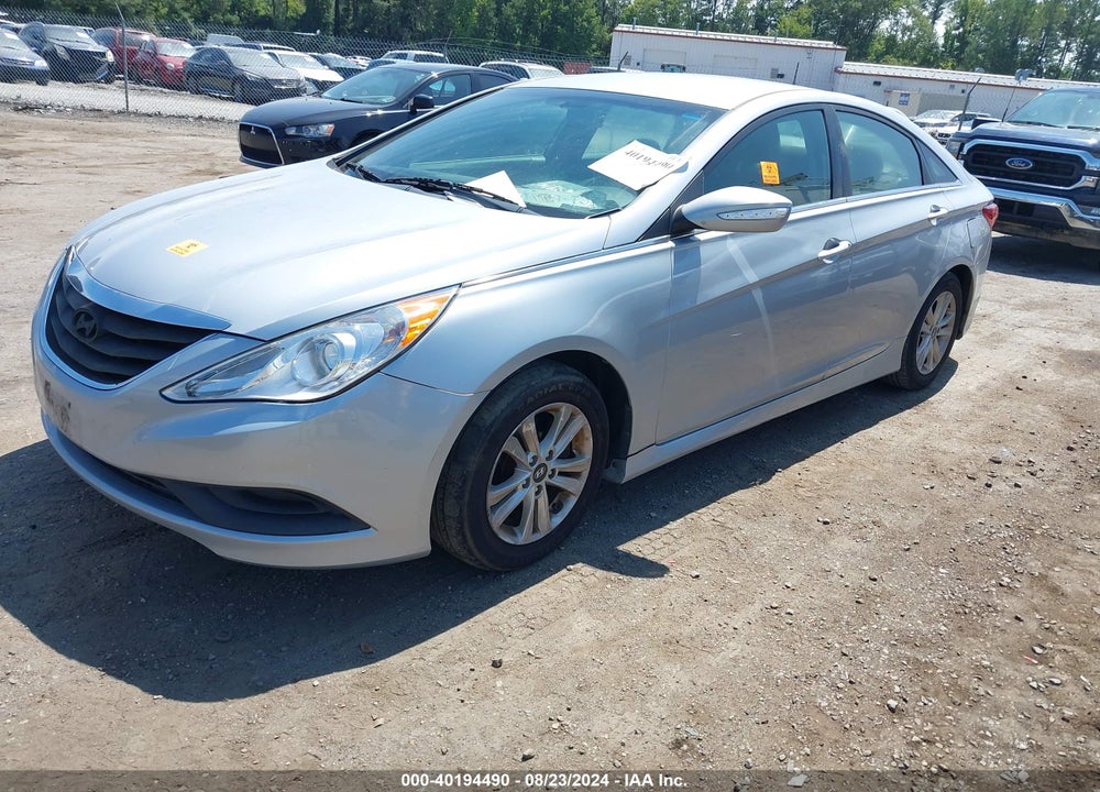 2014 HYUNDAI SONATA GLS VIN: 5NPEB4AC1EH936736