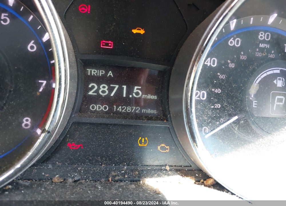 2014 HYUNDAI SONATA GLS VIN: 5NPEB4AC1EH936736