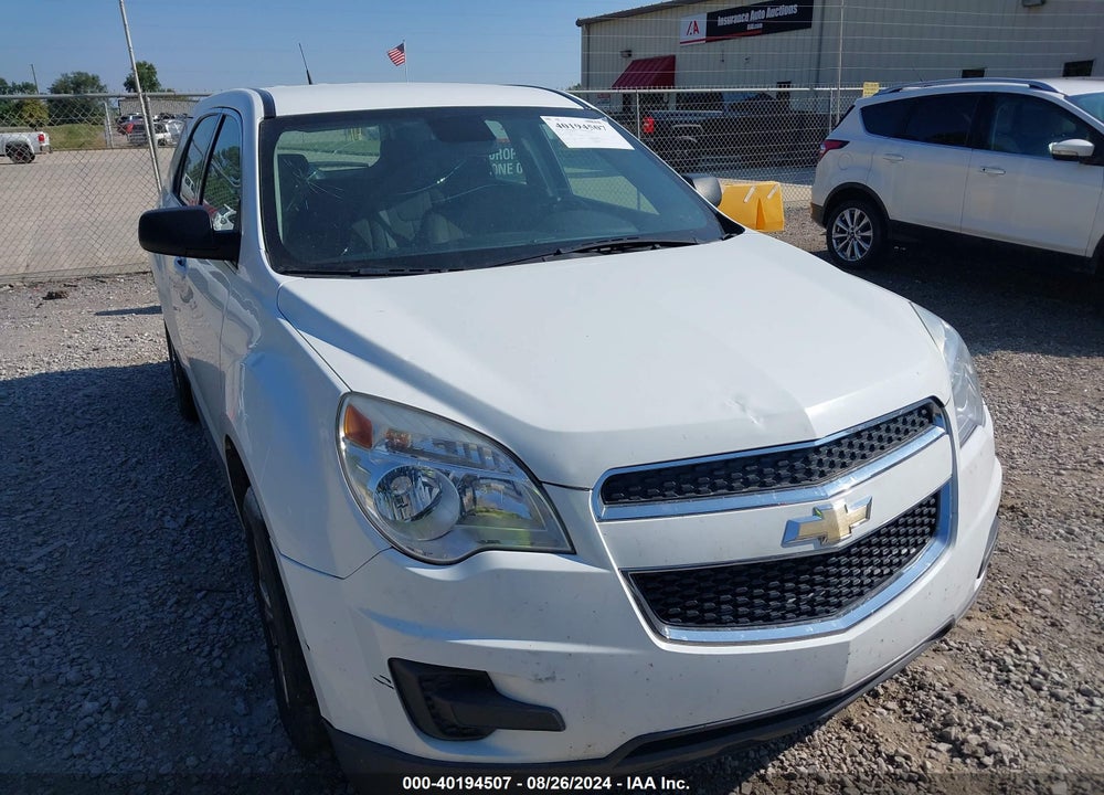 2012 CHEVROLET EQUINOX LS VIN: 2GNALBEK6C1338438
