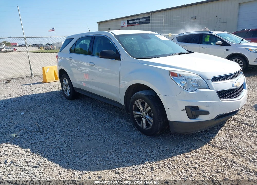 2012 CHEVROLET EQUINOX LS VIN: 2GNALBEK6C1338438