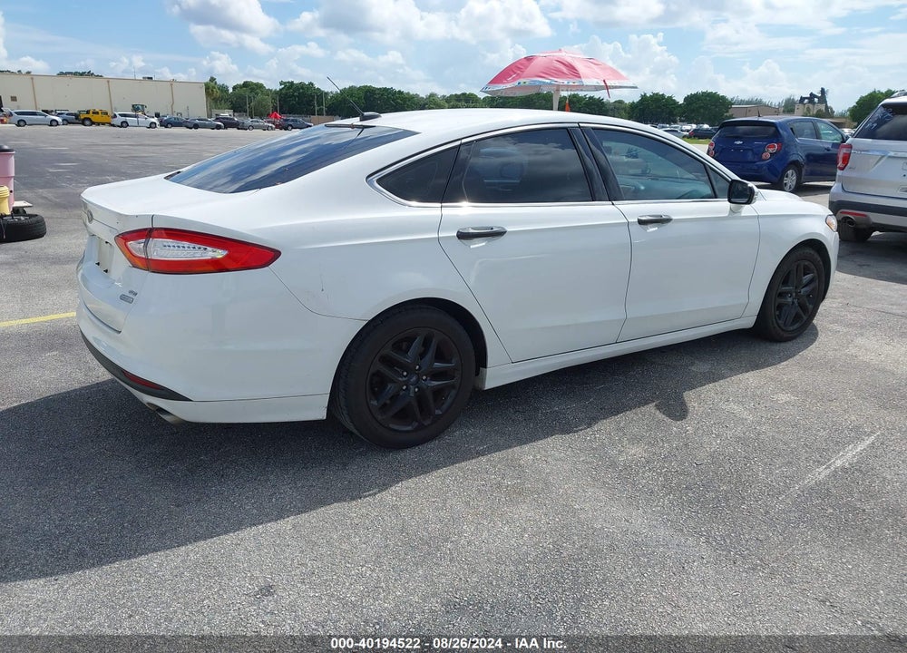 2016 FORD FUSION SE VIN: 1FA6P0HD8G5104977