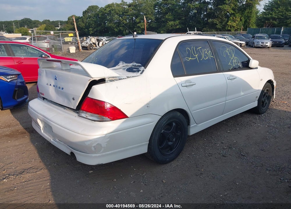 2002 MITSUBISHI LANCER OZ RALLY VIN: JA3AJ86E32U074865