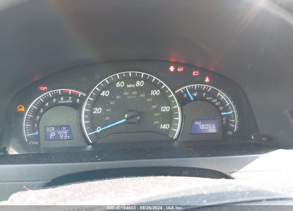 2014 TOYOTA CAMRY XLE VIN: 4T4BF1FK5ER389080