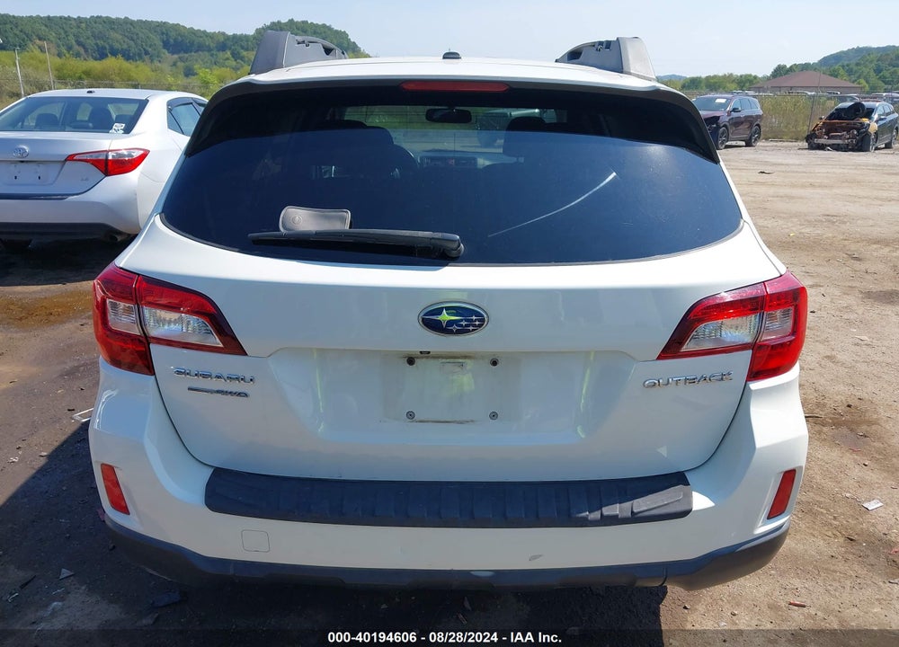 2015 SUBARU OUTBACK 2.5I PREMIUM VIN: 4S4BSBCC6F3262130