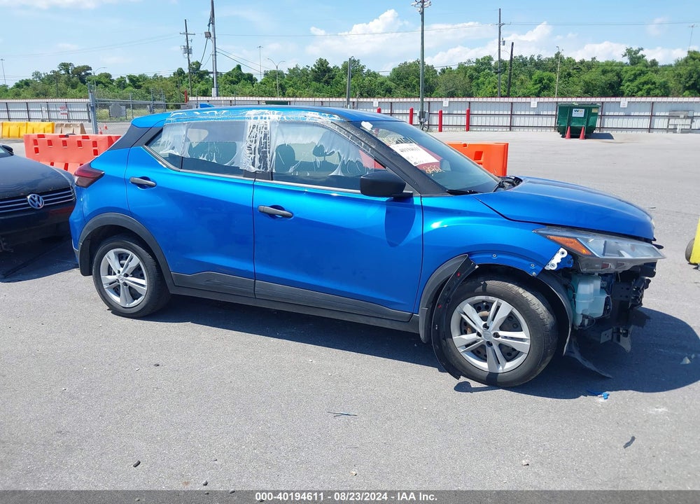 2022 NISSAN KICKS S XTRONIC CVT VIN: 3N1CP5BV5NL496232