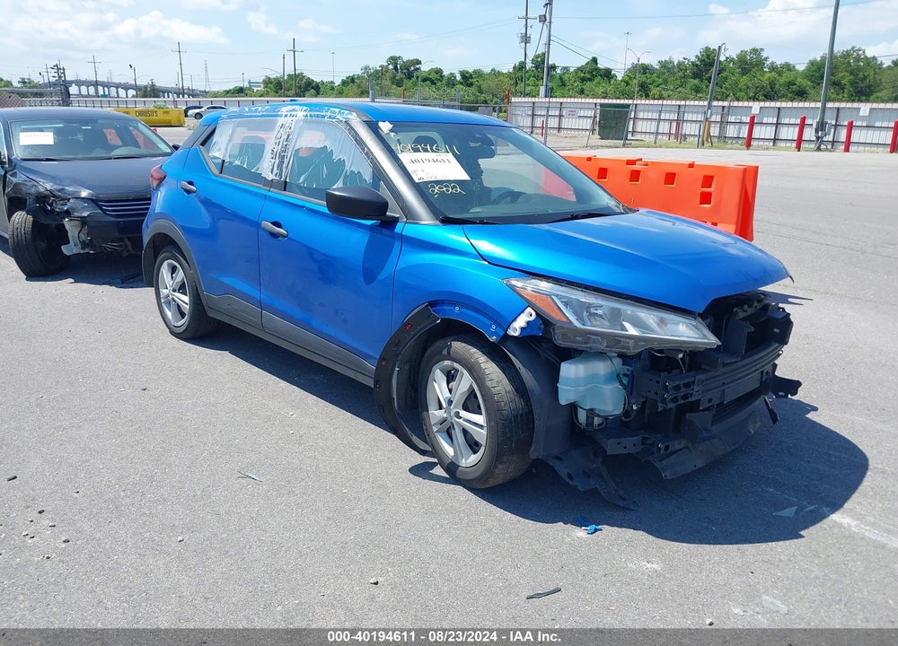 2022 NISSAN KICKS S XTRONIC CVT VIN: 3N1CP5BV5NL496232