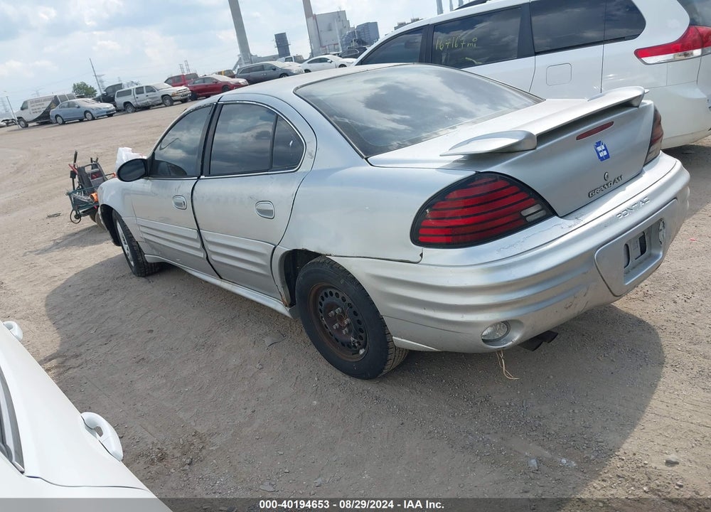 2002 PONTIAC GRAND AM SE VIN: 1G2NE52F52C271938