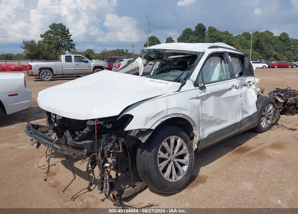 2018 VOLKSWAGEN TIGUAN 2.0T S VIN: 3VV0B7AXXJM009349