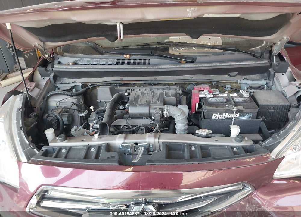 2019 MITSUBISHI MIRAGE G4 ES VIN: ML32F3FJ8KHF13760