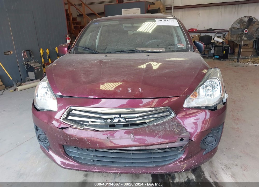 2019 MITSUBISHI MIRAGE G4 ES VIN: ML32F3FJ8KHF13760