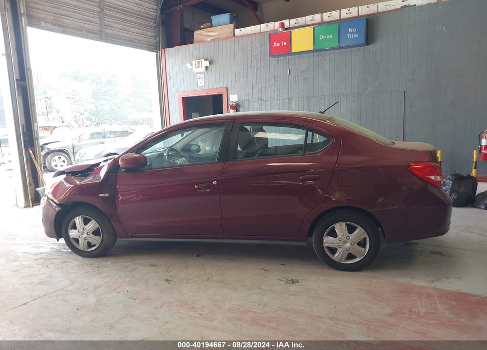 2019 MITSUBISHI MIRAGE G4 ES VIN: ML32F3FJ8KHF13760