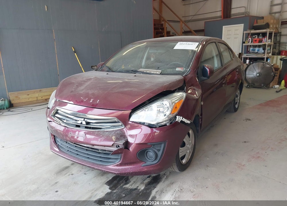 2019 MITSUBISHI MIRAGE G4 ES VIN: ML32F3FJ8KHF13760