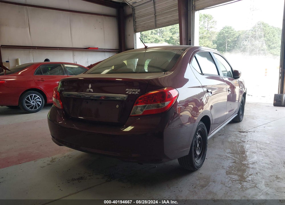 2019 MITSUBISHI MIRAGE G4 ES VIN: ML32F3FJ8KHF13760