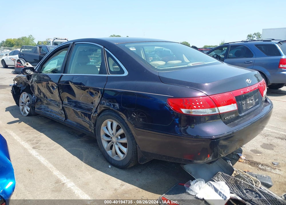 2006 HYUNDAI AZERA LIMITED/SE VIN: KMHFC46F96A087593