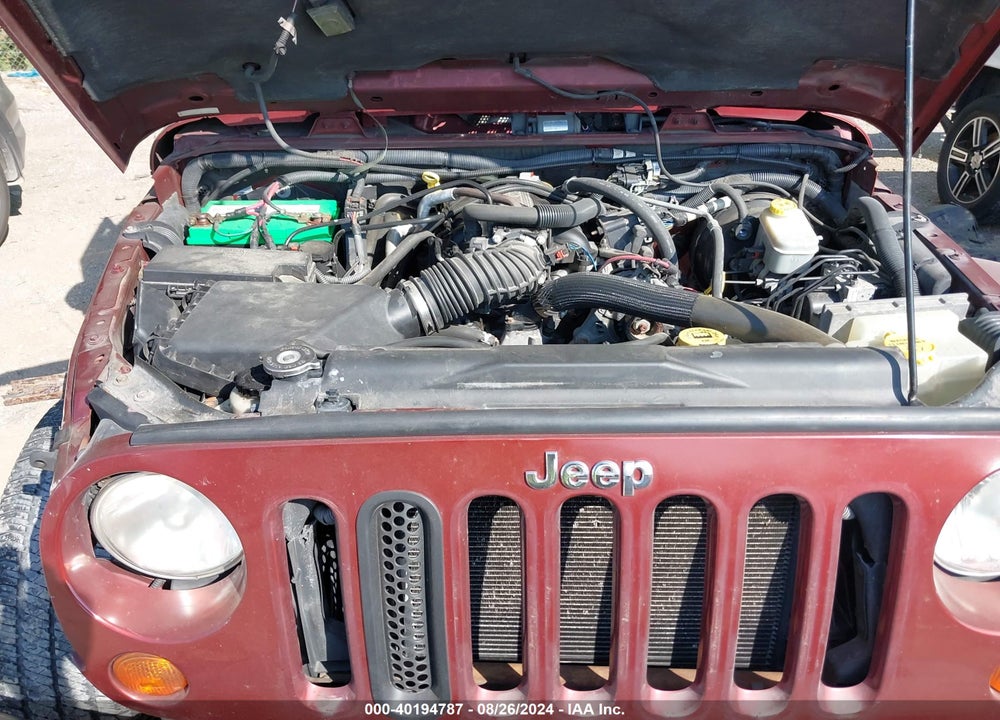 2007 ANGLER JEEP WR SAHARA VIN: 1J4FA54157L103800