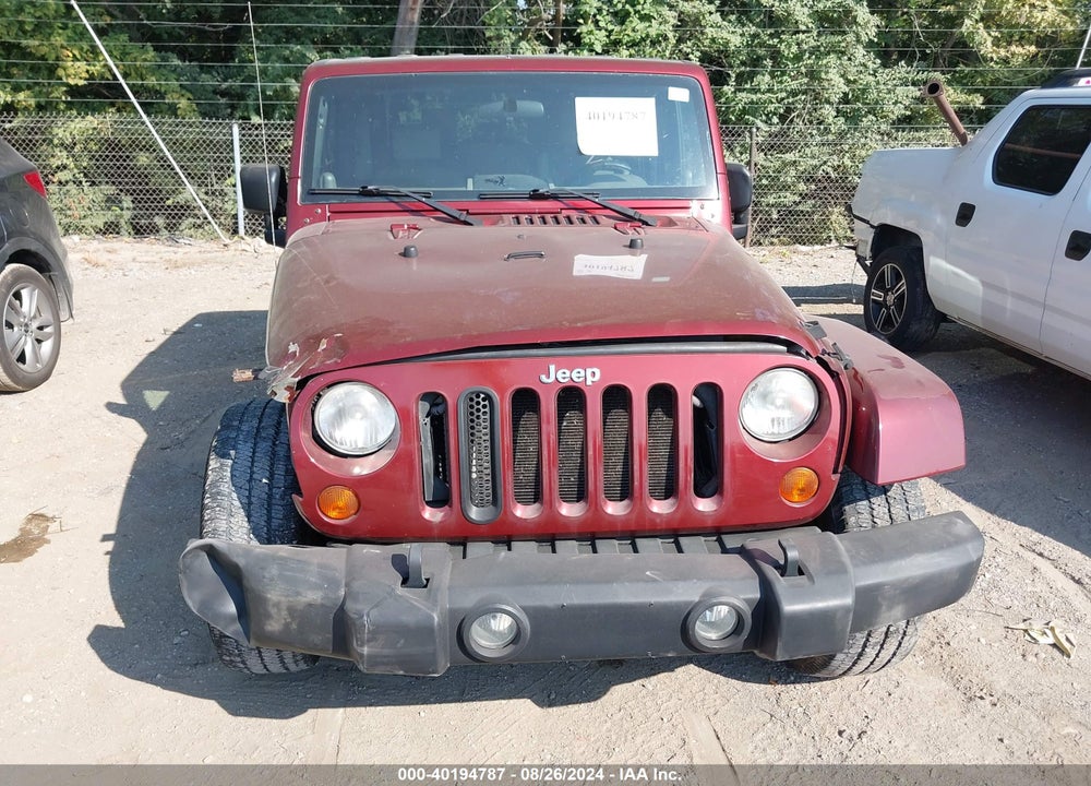 2007 ANGLER JEEP WR SAHARA VIN: 1J4FA54157L103800