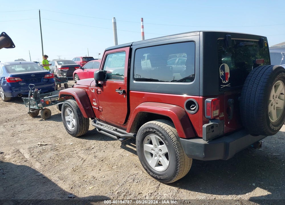 2007 ANGLER JEEP WR SAHARA VIN: 1J4FA54157L103800