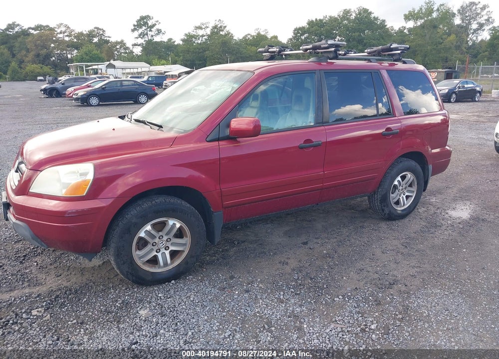 2004 HONDA PILOT EX-L VIN: 5FNYF18524B001973