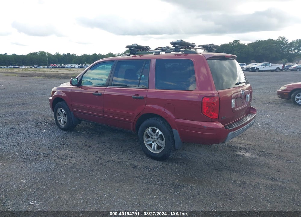 2004 HONDA PILOT EX-L VIN: 5FNYF18524B001973