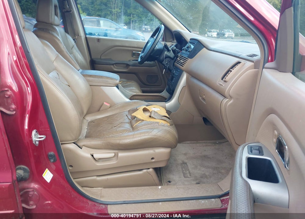2004 HONDA PILOT EX-L VIN: 5FNYF18524B001973