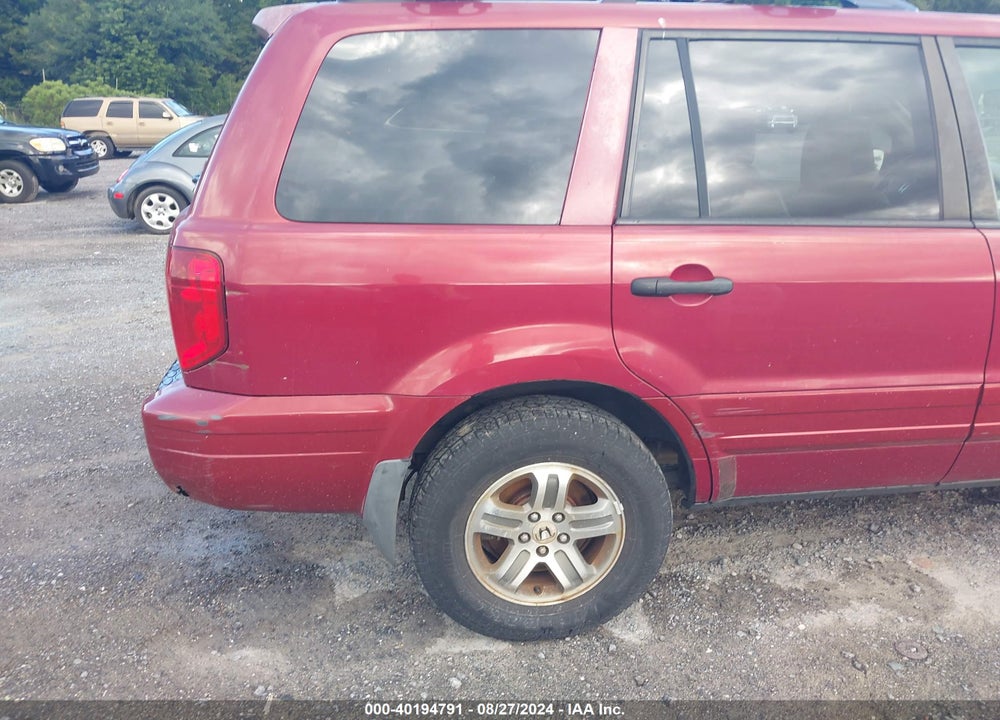2004 HONDA PILOT EX-L VIN: 5FNYF18524B001973