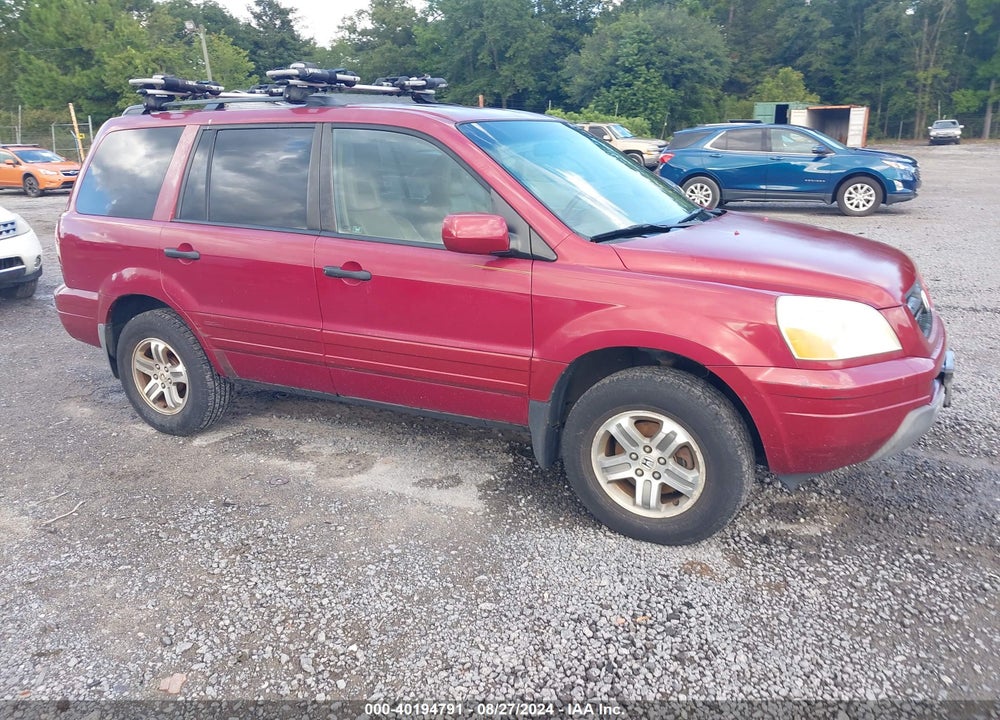 2004 HONDA PILOT EX-L VIN: 5FNYF18524B001973