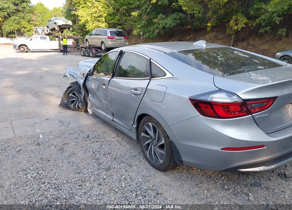 2022 HONDA INSIGHT TOURING VIN: 19XZE4F92NE001378