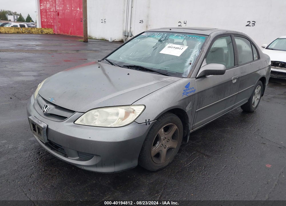2005 HONDA CIVIC EX VIN: 2HGES267X5H551623