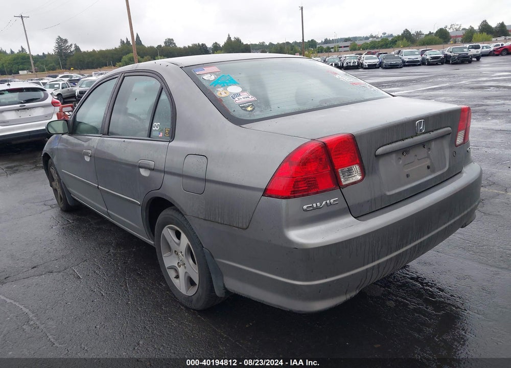 2005 HONDA CIVIC EX VIN: 2HGES267X5H551623