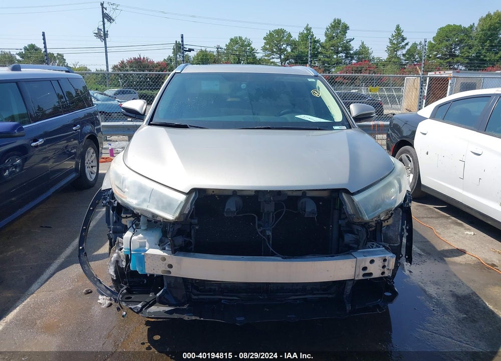 2016 TOYOTA HIGHLANDER LIMITED V6 VIN: 5TDYKRFH3GS142087
