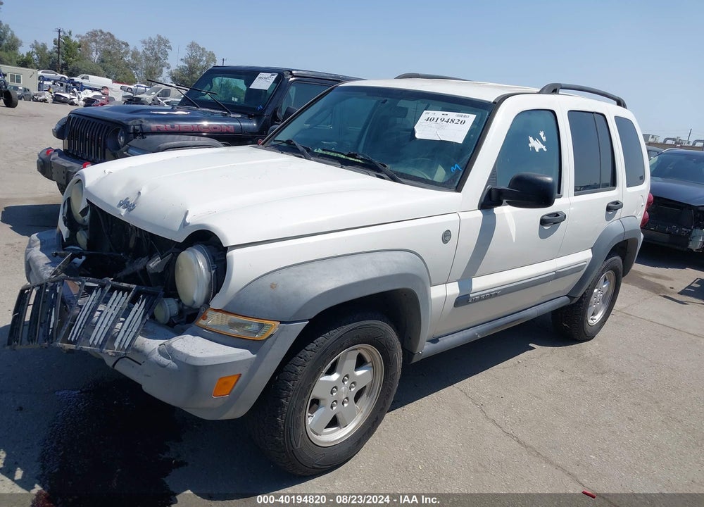 2005 JEEP LIBERTY SPORT VIN: 1J8GL48K95W604548