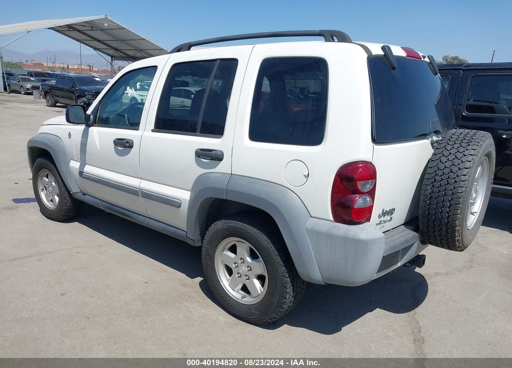 2005 JEEP LIBERTY SPORT VIN: 1J8GL48K95W604548