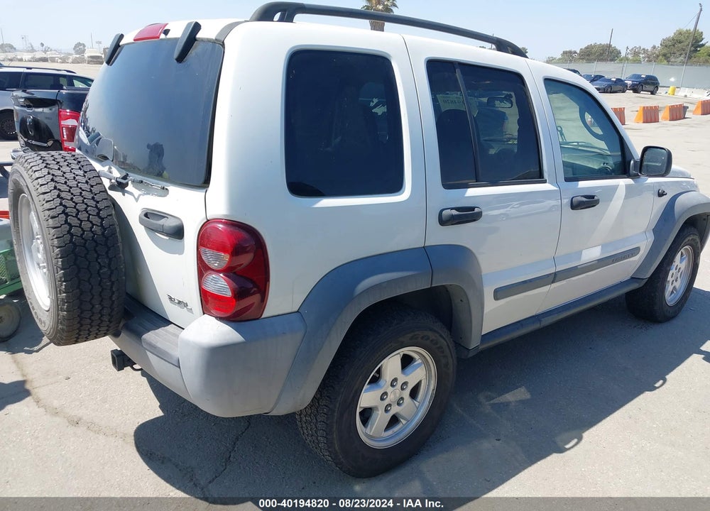 2005 JEEP LIBERTY SPORT VIN: 1J8GL48K95W604548